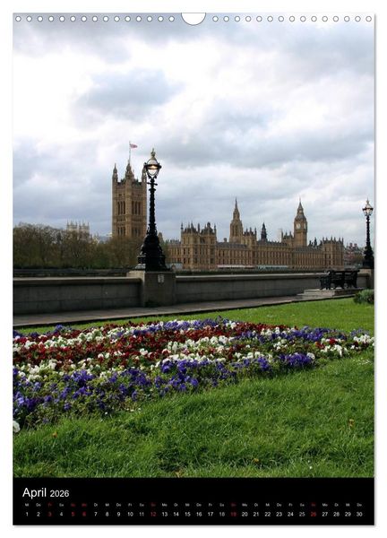 Produktbild: London - Impressionen (Wandkalender 2026 DIN A3 hoch), CALVENDO Monatskalender