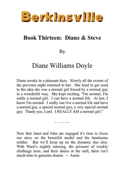 Produktbild: Book Thirteen: Diane and Steve (Berkinsville, #13)