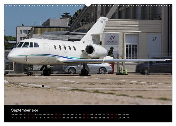 Produktbild: Bizjets (High Quality Premium Wall Calendar 2026 DIN A2 landscape),CALVENDO 12 Month Wall Calendar