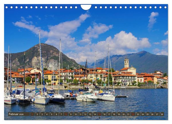 Produktbild: Lago Maggiore - Bezaubernde Orte am Westufer (Wandkalender 2026 DIN A4 quer), CALVENDO Monatskalender