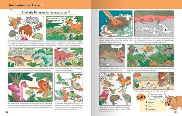 Produktbild: Mein Kinderwissen-Comic &ndash; Das Leben auf der Erde (Planet Erde, Pflanzen, Tiere, Der Mensch)