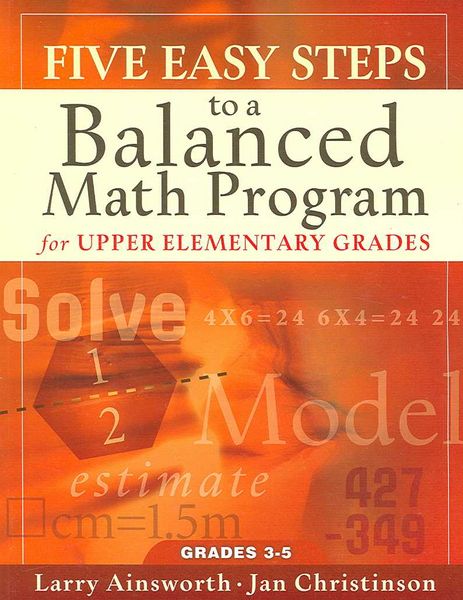 Produktbild: Five Easy Steps to a Balanced Math Program for Upper Elementary Grades: Grades 3-5