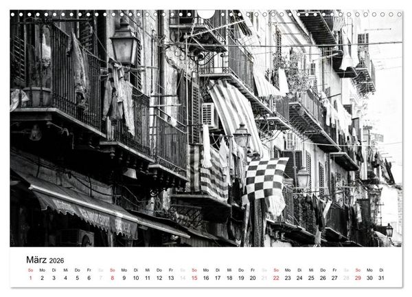 Produktbild: Silberstein portr&auml;tiert Palermo (Wandkalender 2026 DIN A3 quer), CALVENDO Monatskalender