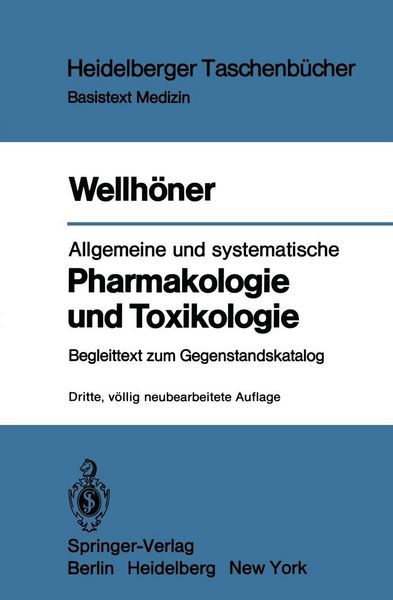 Produktbild: Allgemeine und systematische Pharmakologie und Toxikologie