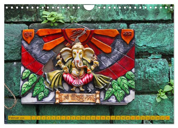 Produktbild: Indien - Hinduismus (Wandkalender 2026 DIN A4 quer), CALVENDO Monatskalender
