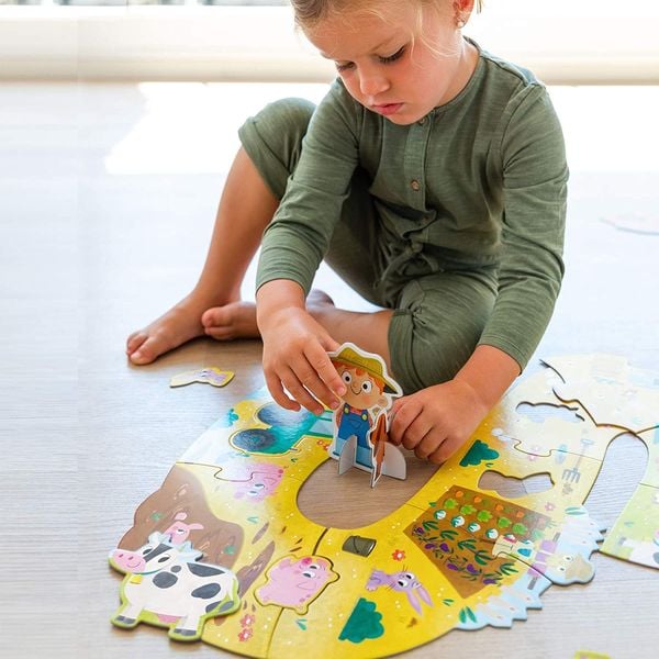 Produktbild: Goula - XXL-Puzzle Bauernhof