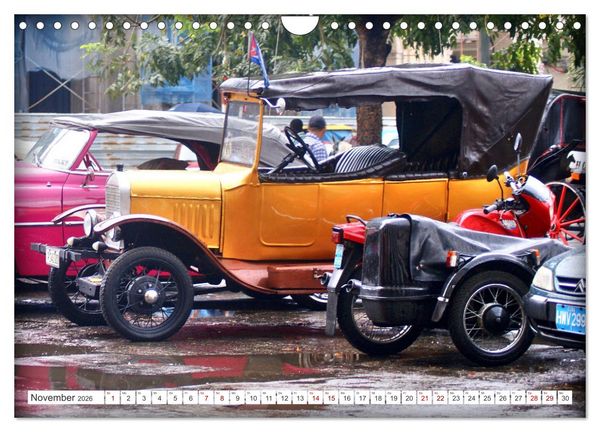 Produktbild: Tin Lizzie - Ford Modell T in Kuba (Wandkalender 2026 DIN A4 quer), CALVENDO Monatskalender