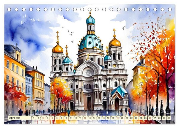Produktbild: Italien - La dolce vita (Tischkalender 2026 DIN A5 quer), CALVENDO Monatskalender