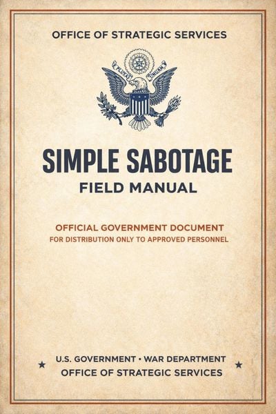 Produktbild: Simple Sabotage Field Manual