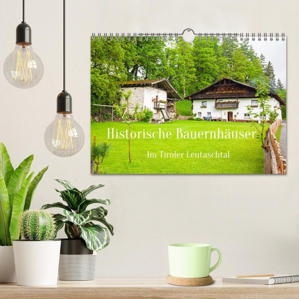 Produktbild: Historische Bauernh&auml;user im Tiroler Leutaschtal (Wandkalender 2026 DIN A4 quer), CALVENDO Monatskalender