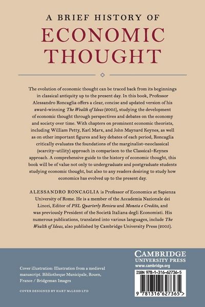 Produktbild: A Brief History of Economic Thought
