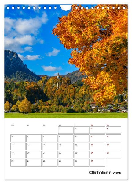 Produktbild: Vier Jahreszeiten im Berchtesgadener Land (Wandkalender 2026 DIN A4 hoch), CALVENDO Monatskalender