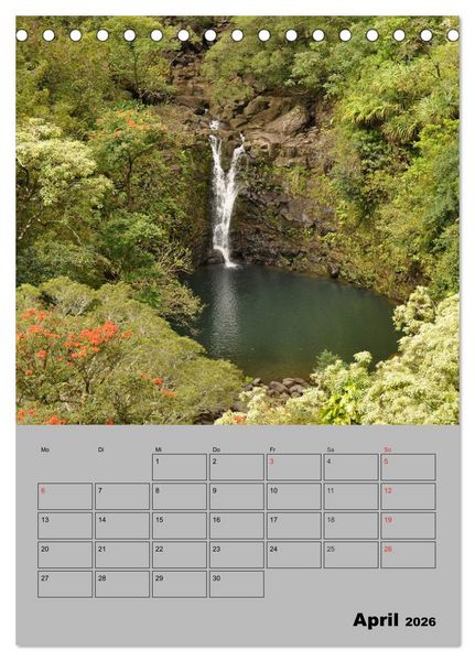 Produktbild: Hawaii - Land of Aloha (Tischkalender 2026 DIN A5 hoch), CALVENDO Monatskalender