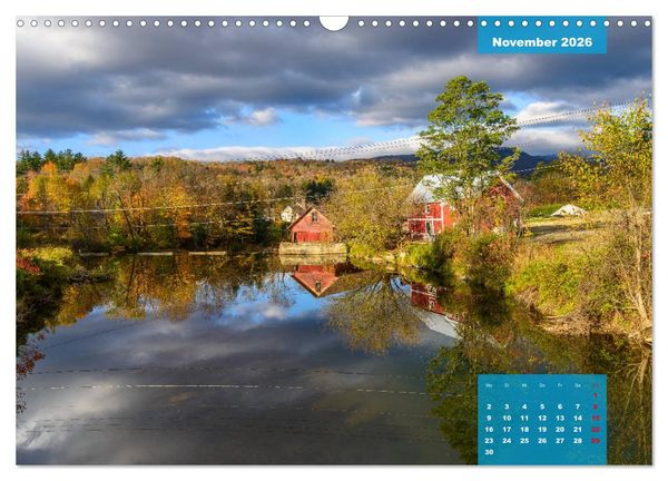 Produktbild: New England - Vielfalt einer Region (Wandkalender 2026 DIN A3 quer), CALVENDO Monatskalender