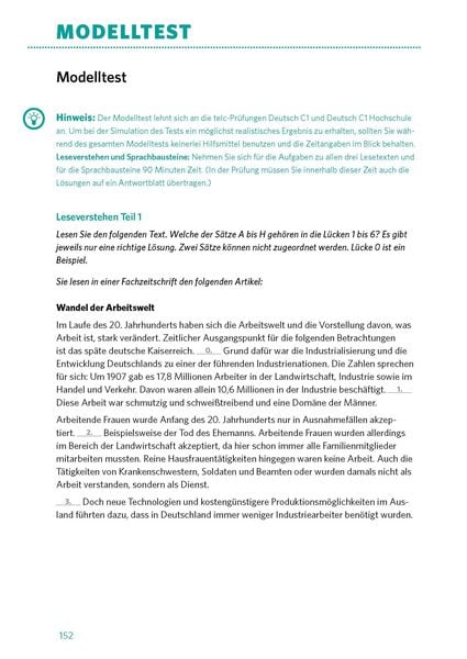Produktbild: PONS Pr&uuml;fungstraining Deutsch C1