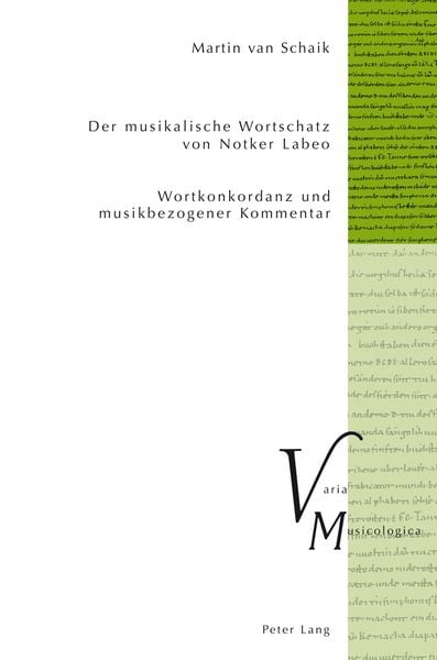 Produktbild: Der musikalische Wortschatz von Notker Labeo