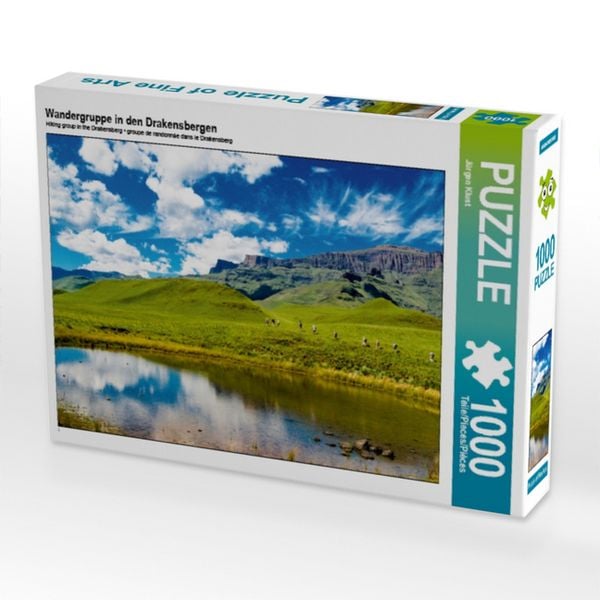 Wandergruppe in den Drakensbergen (Puzzle)