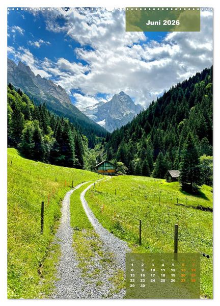 Produktbild: Erlebe mit mir die Alpen (Wandkalender 2026 DIN A2 hoch), CALVENDO Monatskalender