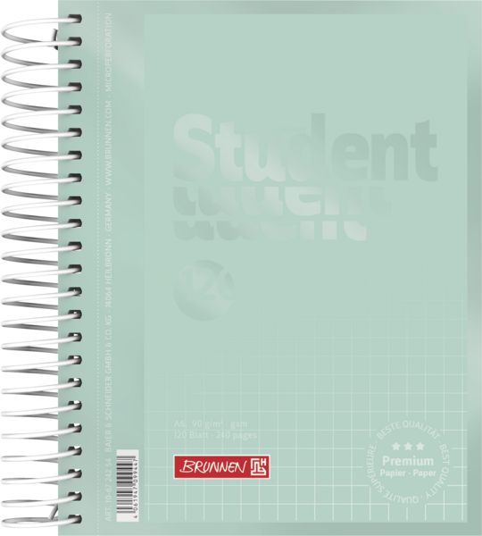 Produktbild: Brunnen Collegeblock A6 120 Blatt kariert Premium