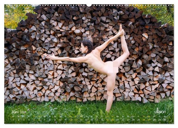 Produktbild: YOGA - naturverbunden (hochwertiger Premium Wandkalender 2027 DIN A2 quer), Kunstdruck in Hochglanz