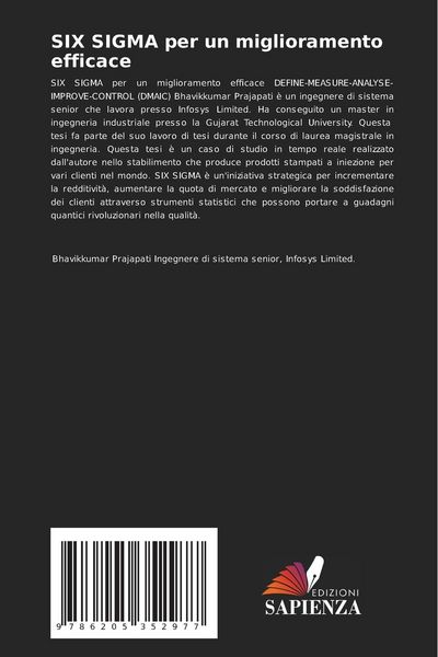 Produktbild: SIX SIGMA per un miglioramento efficace