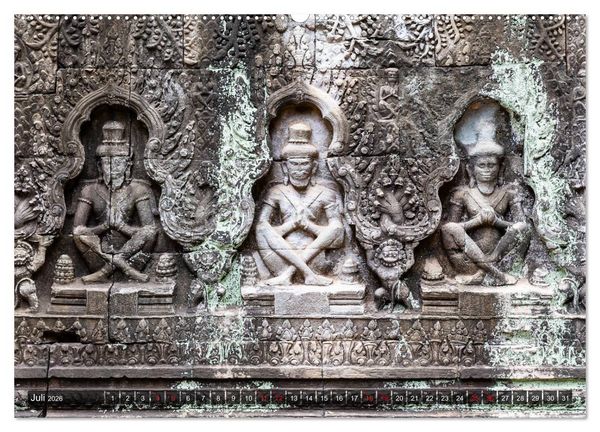 Produktbild: Angkor - Die Tempel der Khmer (hochwertiger Premium Wandkalender 2026 DIN A2 quer), Kunstdruck in Hochglanz