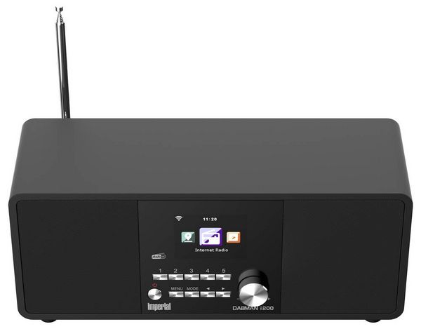 Produktbild: Imperial Dabman i200 V2 Internet Tischradio DAB+, UKW, Internet AUX, USB, LAN, Internetradio Schwarz