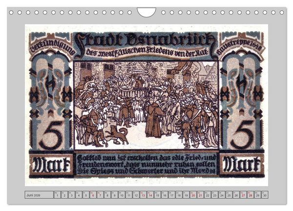 Produktbild: Gru&szlig; aus Osnabr&uuml;ck (Wandkalender 2026 DIN A4 quer), CALVENDO Monatskalender