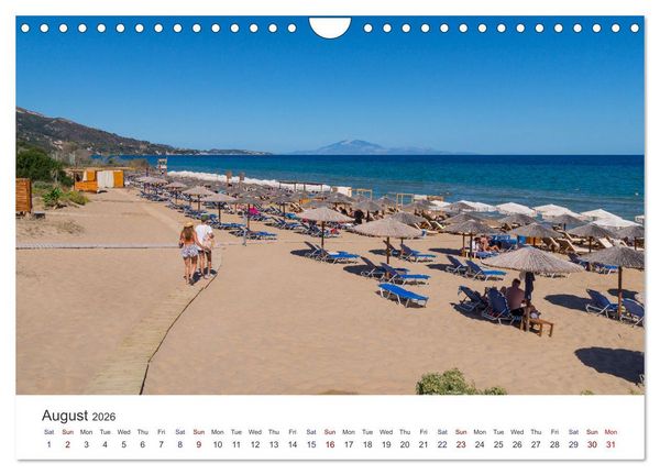 Produktbild: Zakynthos - the Lovely Island (Wall Calendar 2026 DIN A4 landscape), CALVENDO 12 Month Wall Calendar