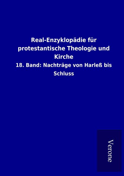 Produktbild: Real-Enzyklop&auml;die f&uuml;r protestantische Theologie und Kirche