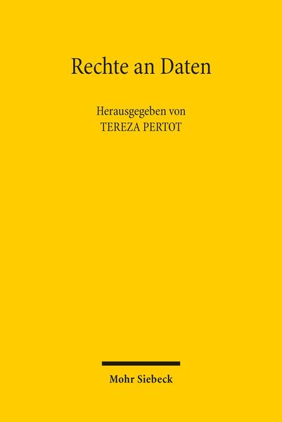 Produktbild: Rechte an Daten