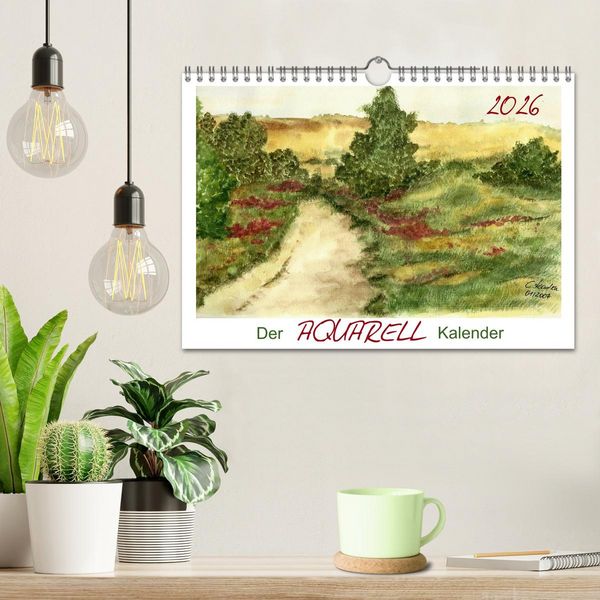 Produktbild: Der AQUARELL-Kalender (Wandkalender 2026 DIN A4 quer), CALVENDO Monatskalender