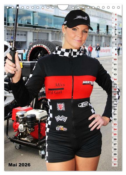 Produktbild: Beauty Grid Girls 2026 (Wandkalender 2026 DIN A4 hoch), CALVENDO Monatskalender
