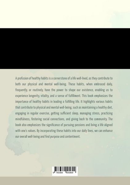 Produktbild: Healthy habits for a fulfilling life