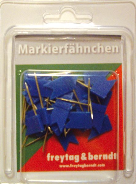 Produktbild: Pin F&auml;hnchen blau