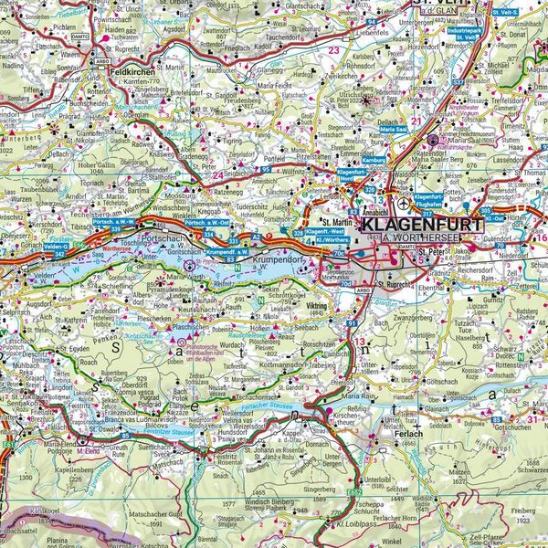 Produktbild: Freytag & berndt Stra&szlig;enkarte K&auml;rnten - Osttirol 1:200.000