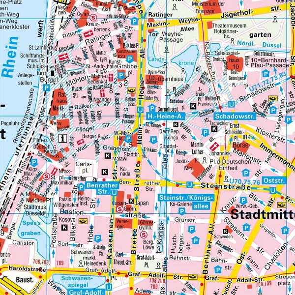Produktbild: Falk Cityplan D&uuml;sseldorf 1:20.000