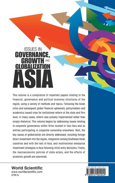 Produktbild: Issues in Governance, Growth and Globalization in Asia