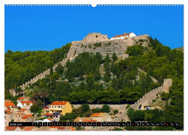 Produktbild: Hvar The sunny Island of Croatia (High Quality Premium Wall Calendar 2026 DIN A2 landscape),CALVENDO 12 Month Wall Calendar