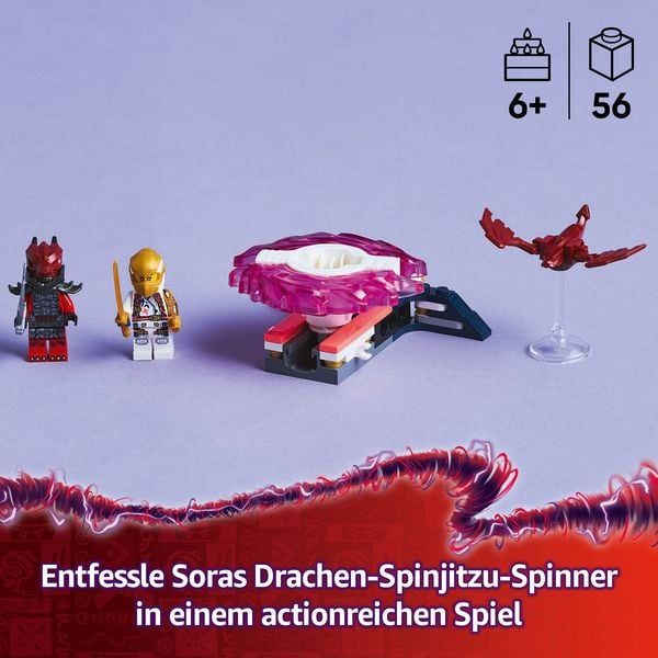Produktbild: LEGO NINJAGO Soras Drachen-Spinjitzu-Spinner - Ninja Spielzeug 71824