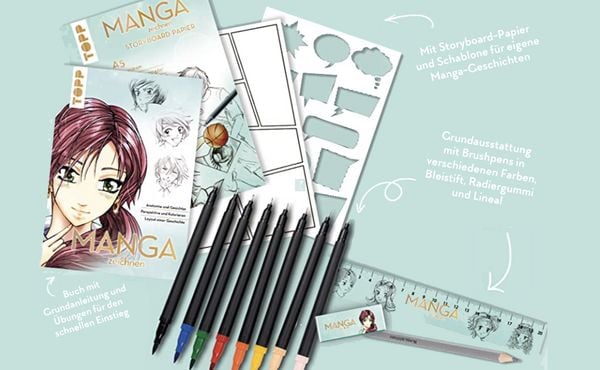 Produktbild: Manga zeichnen - Die wunderbare Kreativbox
