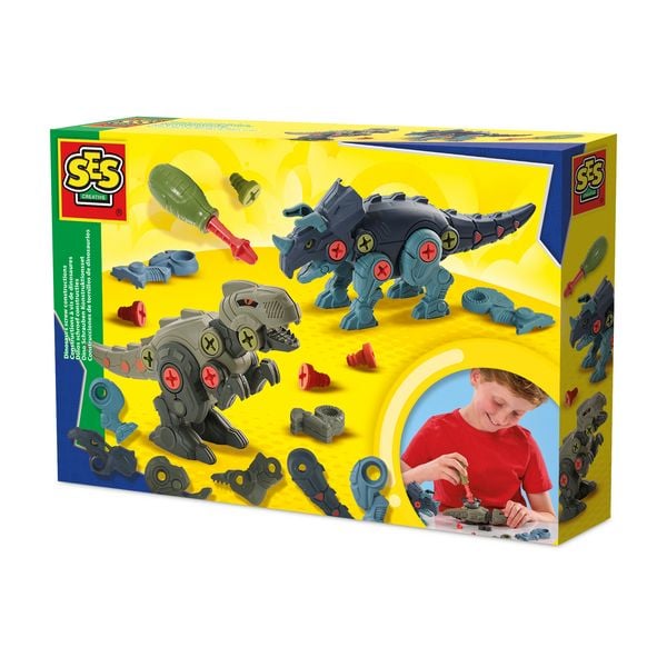 SES Creative Dino-Bauset zum Schrauben
