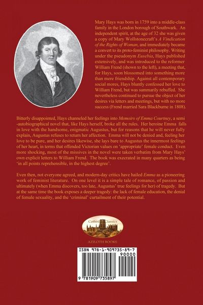 Produktbild: Memoirs of Emma Courtney - an 18th Century Feminist classic (Aziloth Books)