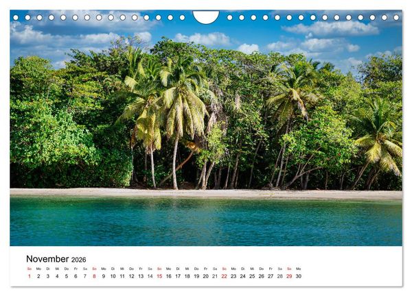 Produktbild: Traumziele Karibik (Wandkalender 2026 DIN A4 quer), CALVENDO Monatskalender