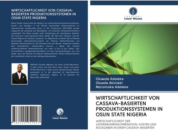 Produktbild: Wirtschaftlichkeit von Cassava-Basierten Produktionssystemen in Osun State Nigeria