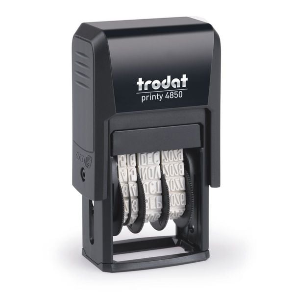 Produktbild: Trodat 4850L1 Textstempel Blau, Rot 23 x 12 mm (B x H)