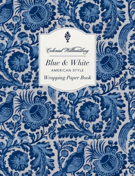 Produktbild: Colonial Williamsburg Blue and White American Style Wrapping Paper Book