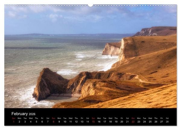 Produktbild: Jurassic Coast South England (High Quality Premium Wall Calendar 2026 DIN A2 landscape),CALVENDO 12 Month Wall Calendar