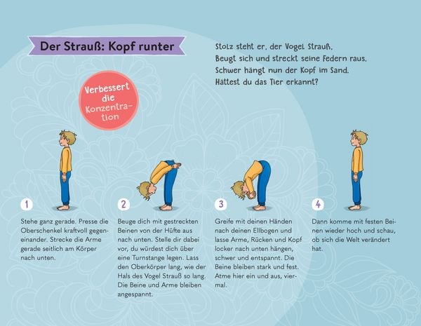 Produktbild: Yoga f&uuml;r Kinder - 30 einfache &Uuml;bungen f&uuml;r Kinder von 2 bis 6 Jahren