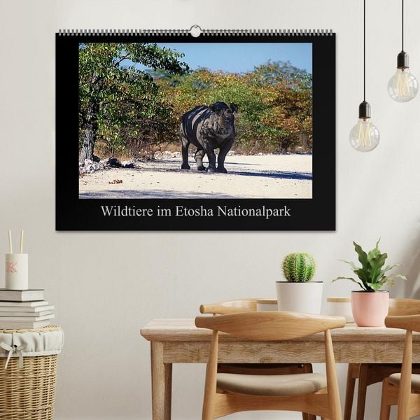 Produktbild: Wildtiere im Etosha Nationalpark (Wandkalender 2026 DIN A2 quer), CALVENDO Monatskalender